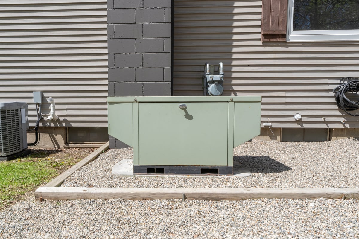 Home standby generator professionally serviced and ready to supply power — CN Electrical Generac generator installation in Chilliwack, BC